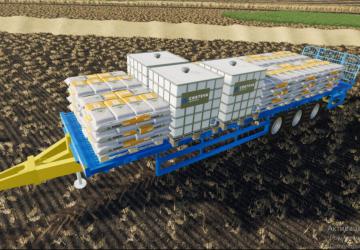 Crazy New Holland Bale Trailer version 1.0 for Farming Simulator 2019 (v1.7.x)