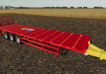 Crazy New Holland Bale Trailer version 1.0 for Farming Simulator 2019 (v1.7.x)