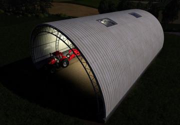 CURVED STEEL SHEDS version 1.0 for Farming Simulator 2019 (v1.3.0.1)