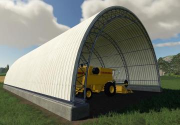 CURVED STEEL SHEDS version 1.0 for Farming Simulator 2019 (v1.3.0.1)