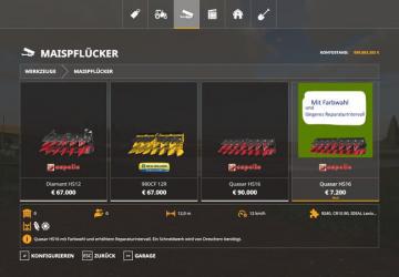 CUTTER PACK version 1.1.0.0 for Farming Simulator 2019