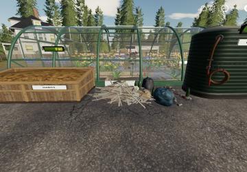 Flower Greenhouse version 1.0.5.1 for Farming Simulator 2019 (v1.5х)