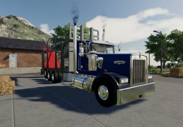 D3 Kenworth W900 Rear Mounted version 1.0.0.2 for Farming Simulator 2019 (v1.4.x)