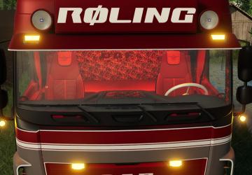 DAF XF Roling version 1.0.0.0 for Farming Simulator 2019 (v1.7.x)
