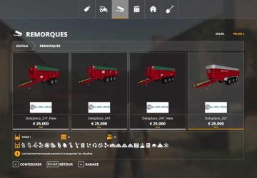 Delaplace Benne Pack version 1.0 for Farming Simulator 2019 (v1.5.1.0)