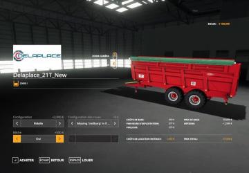 Delaplace Benne Pack version 1.0 for Farming Simulator 2019 (v1.5.1.0)