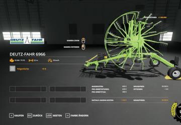 DEUTZ-FAHR grassland pack version 1.0.0.0 for Farming Simulator 2019 (v1.4)