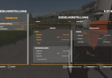 Diesel Production With Global Company version 1.0.2 for Farming Simulator 2019