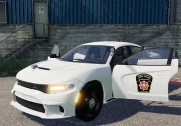Dodge Charger SRT Police version 1.0.0.0 for Farming Simulator 2019 (v1.7.x)