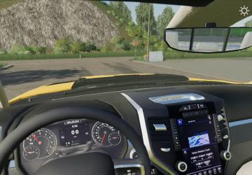 Dodge Ram 1500 blue flashing beacon version 1.0.0.0 for Farming Simulator 2019 (v1.3.х)