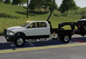 Dodge Ram 3500 Flatbed version 1.0.0.0 for Farming Simulator 2019 (v1.4х)