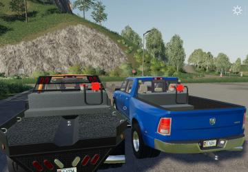 Dodge Ram 3500 Flatbed version 1.0.0.0 for Farming Simulator 2019 (v1.4х)