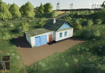 Russian Style House version 1.0 for Farming Simulator 2019 (vFarming Simulator 19)