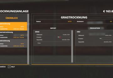 Drying plant version 1.0 for Farming Simulator 2019 (v1.6.0.0)