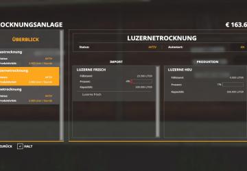 Drying plant version 1.0 for Farming Simulator 2019 (v1.6.0.0)
