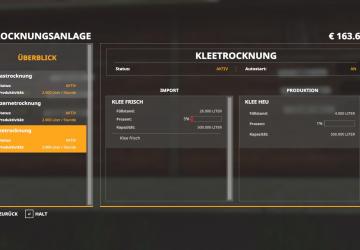 Drying plant version 1.0 for Farming Simulator 2019 (v1.6.0.0)