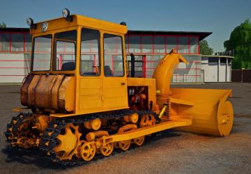 Dt-75 ML with snowplow version 1.0 for Farming Simulator 2019 (v1.7x)