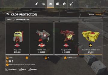 DUBEX FERTILIZER TANK version 0.1 for Farming Simulator 2019 (v1.3.0.1)