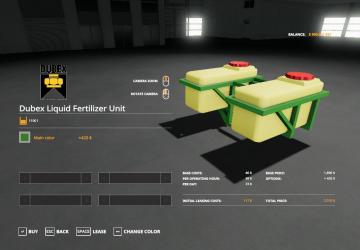 DUBEX FERTILIZER TANK version 0.1 for Farming Simulator 2019 (v1.3.0.1)