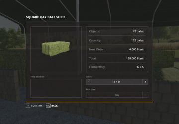 Dynamic Bale Storage Sheds version 1.0 for Farming Simulator 2019