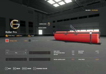EDGE Field Roller version 1.5.0.0 for Farming Simulator 2019 (v1.5.х)