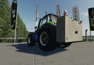 Eigenbaugewicht 4T Heckgewicht version 1.0.0.0 for Farming Simulator 2019 (v1.3.х)