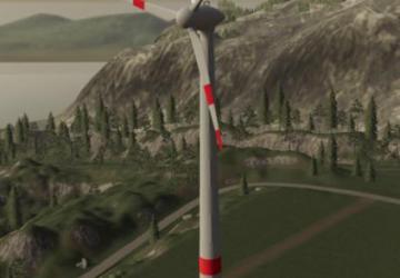 Enercon WindTurbine (Small) version 1.0.0.0 for Farming Simulator 2019 (v1.4х)