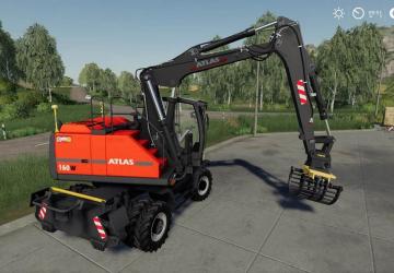 Excavator ATLAS Pack version 1.0.0.0 for Farming Simulator 2019 (v1.4х)