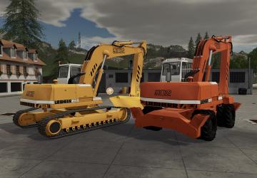 Excavator Liebherr 902 Pack version 1.0.0.1 for Farming Simulator 2019 (v1.5.x)