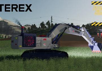 Excavator Terex RH90F version 2.0 for Farming Simulator 2019 (v1.5.х)