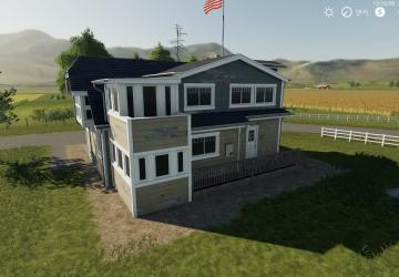 Farm house Placeable residential House 8 version 1.0.0.0 for Farming Simulator 2019 (v1.2.0.1)