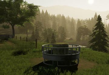 Feeding Racks (Prefab*) version 1.0.0.0 for Farming Simulator 2019 (v1.7.x)