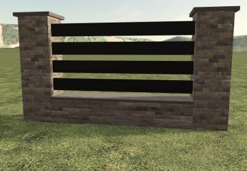 Fence (Prefab*) version 1.0.0.0 for Farming Simulator 2019