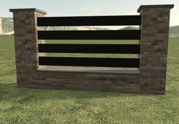 Fences (Prefab*) version 1.0.0.0 for Farming Simulator 2019