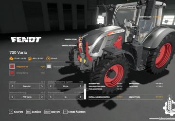 Fendt 700 Vario version 1.3 for Farming Simulator 2019 (v1.3.0.1)