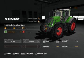 Fendt Vario 900 version 12.12.18 for Farming Simulator 2019 (v1.2.x)