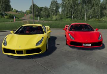 Ferrari 488 GTB version 1.0.0.0 for Farming Simulator 2019 (v1.5.x)