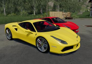 Ferrari 488 GTB version 1.0.0.0 for Farming Simulator 2019 (v1.5.x)