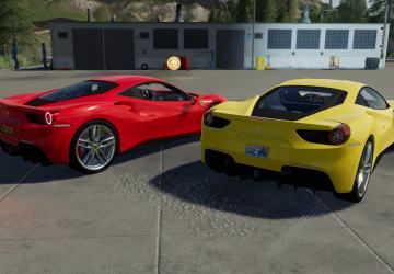 Ferrari 488 GTB version 1.0.0.0 for Farming Simulator 2019 (v1.5.x)