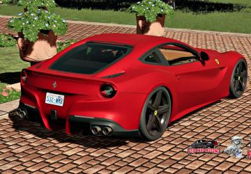 Ferrari F12 Berlinetta 2014 version 1.0.0.0 for Farming Simulator 2019 (v1.7.x)