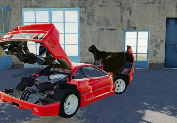 Ferrari F40 1987 version 1.0.0.0 for Farming Simulator 2019 (v1.7.x)