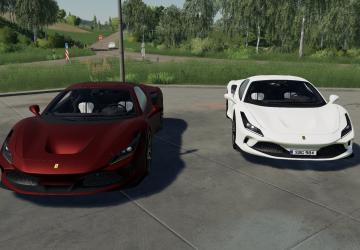 Ferrari F8 Tributo version 1.0.0.0 for Farming Simulator 2019 (v1.5.x)