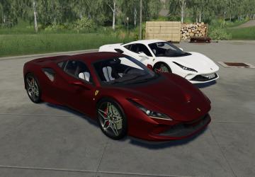 Ferrari F8 Tributo version 1.0.0.0 for Farming Simulator 2019 (v1.5.x)