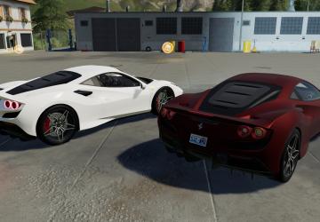 Ferrari F8 Tributo version 1.0.0.0 for Farming Simulator 2019 (v1.5.x)