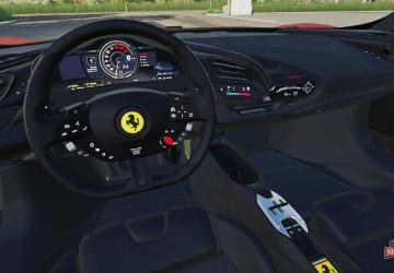 Ferrari SF90 Stradale 2020 version 1.0.0.0 for Farming Simulator 2019 (v1.7.x)