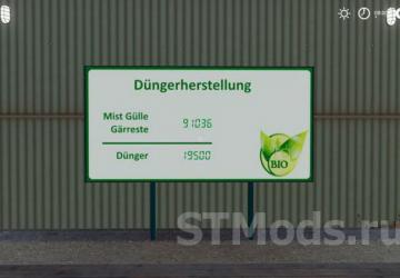 Fertilizer Production version 1.0.5.0 for Farming Simulator 2019 (v1.4)