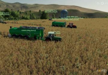 Fillable Vehicle Info version 1.0.0.0 for Farming Simulator 2019