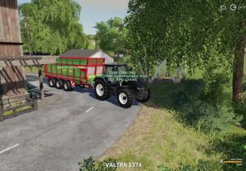 Fillable Vehicle Info version 1.0.0.0 for Farming Simulator 2019