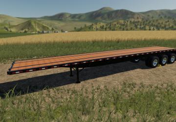 FlatBed Trailer IBM JMT19 version 1.0.0.0 for Farming Simulator 2019 (v1.6.x)