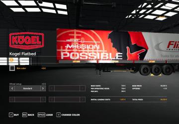 Fliegl Autoloader Trailer version 1.0.0.0 for Farming Simulator 2019 (v1.4х)